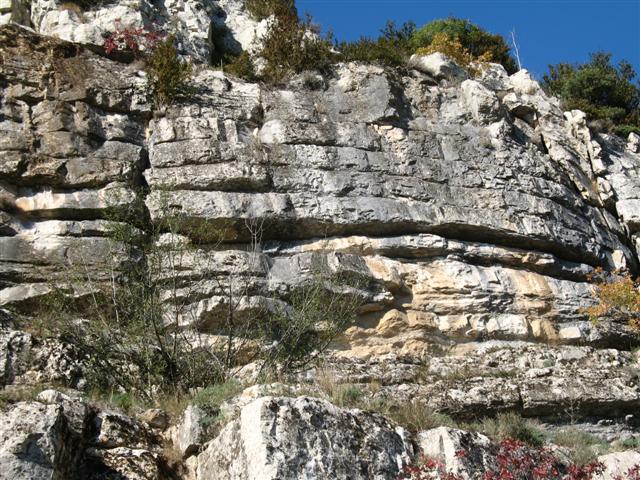 rotsen bij de Ardeche